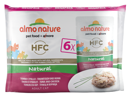 HFC ALMO NATURE NATURAL CAT 24X55 G TUNA AND CHICKEN