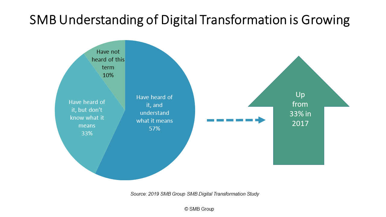 This Pie Chart Shows digital transformation and understand what it means percentage