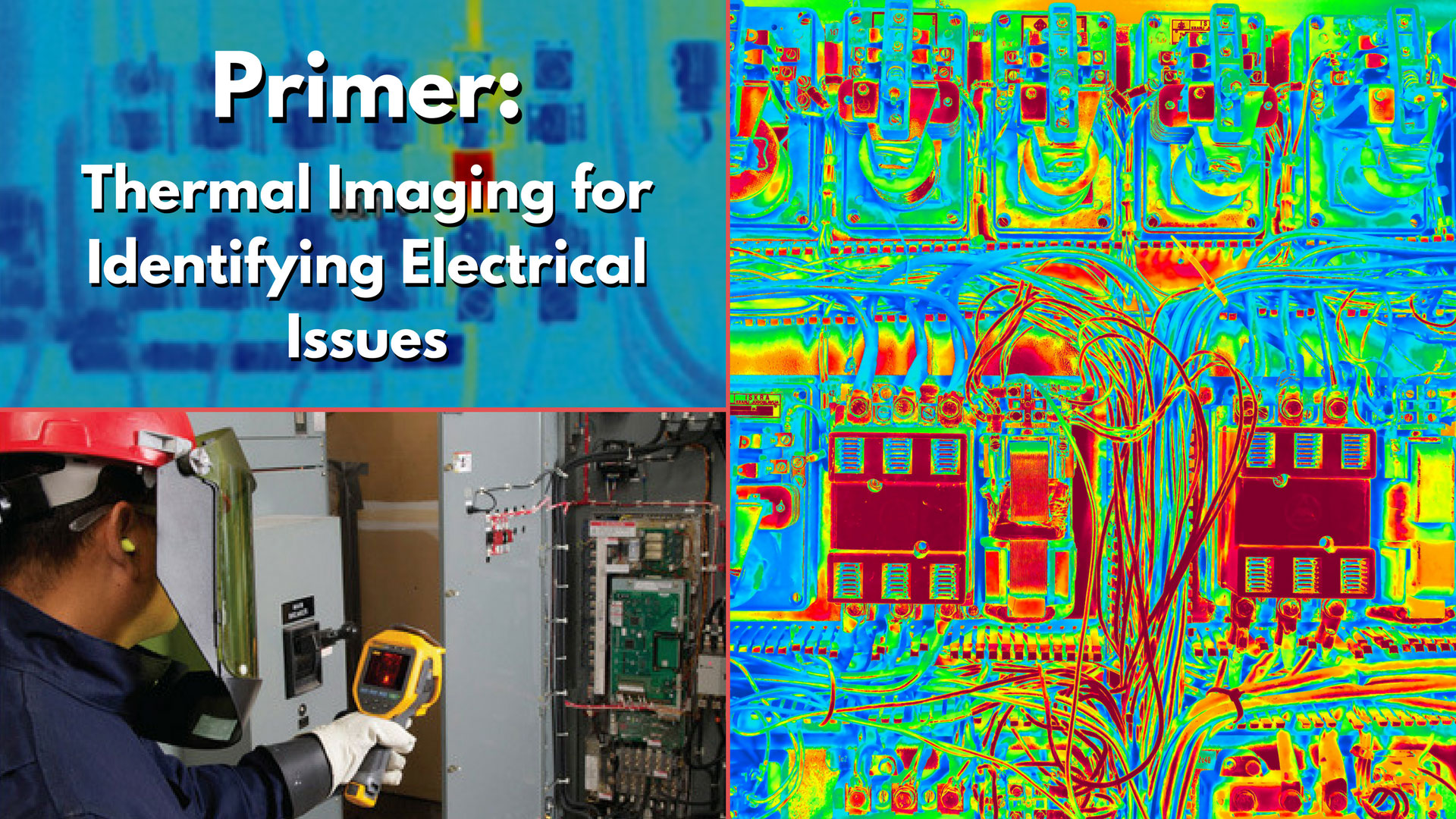 Thermal imaging camera inspection for temperature check and