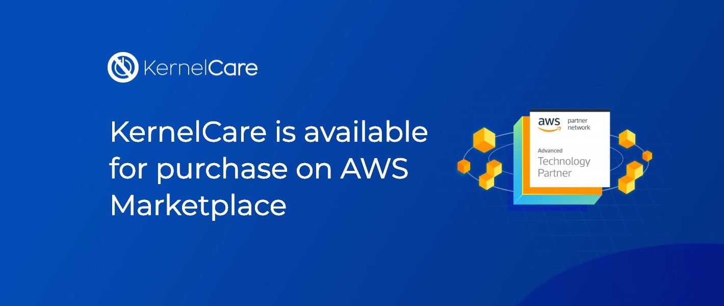 KernelCare is available for purchase on AWS Marketplace 710x300