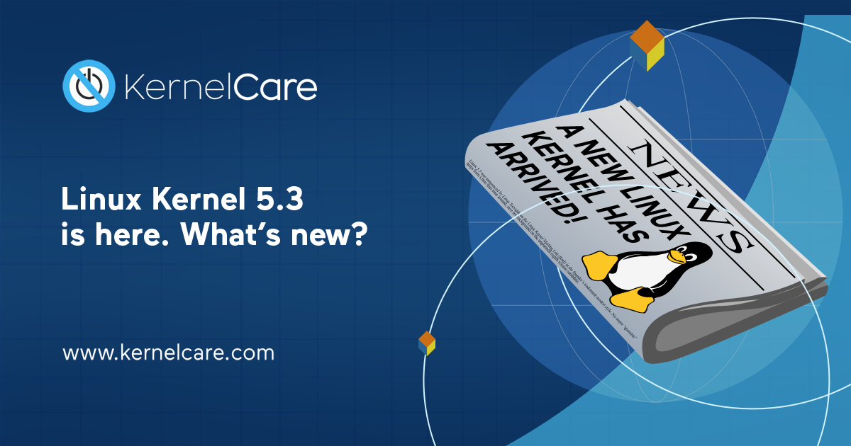 Ya está aquí el Kernel Linux 5.3 Novedades, periódico con el pingüino linuxero