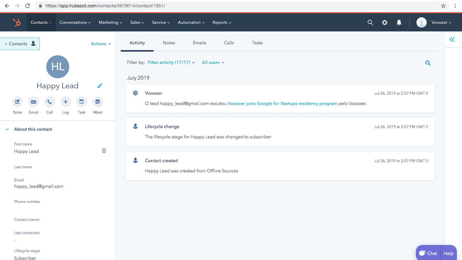 Track your contacts audio content consumption in real time.
