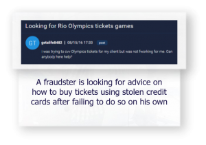 fraudsters advice stolen credit cards use to buy tickets