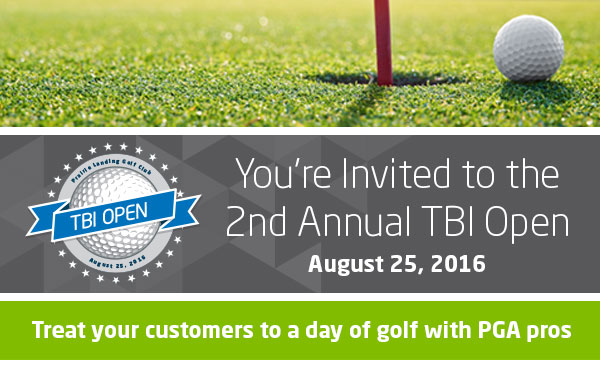 You're Invited – TBI's Second Annual TBI Open - August 25th