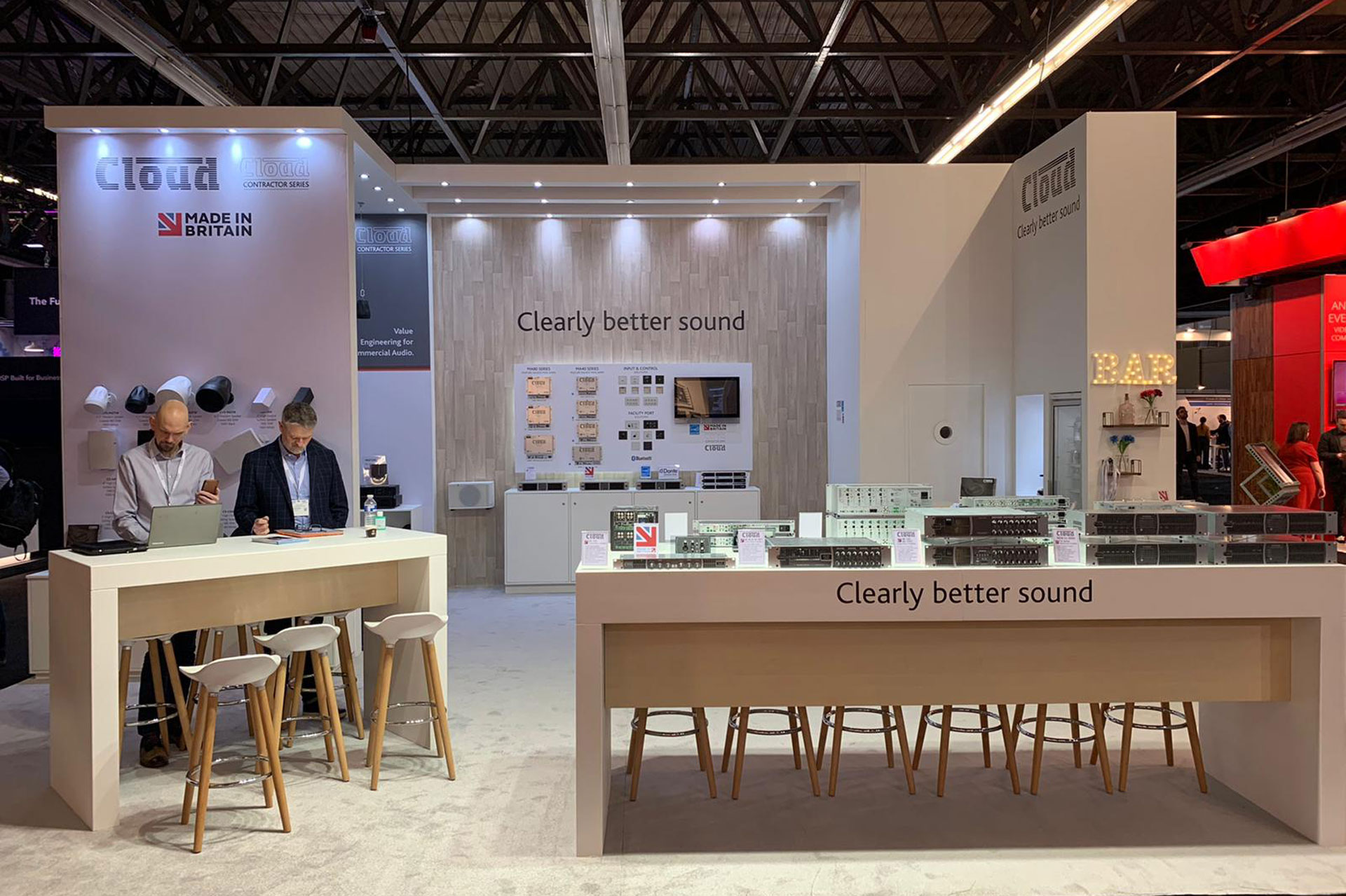 Cloud Electronics Stand Graphics for ISE 2020 in Amsterdam