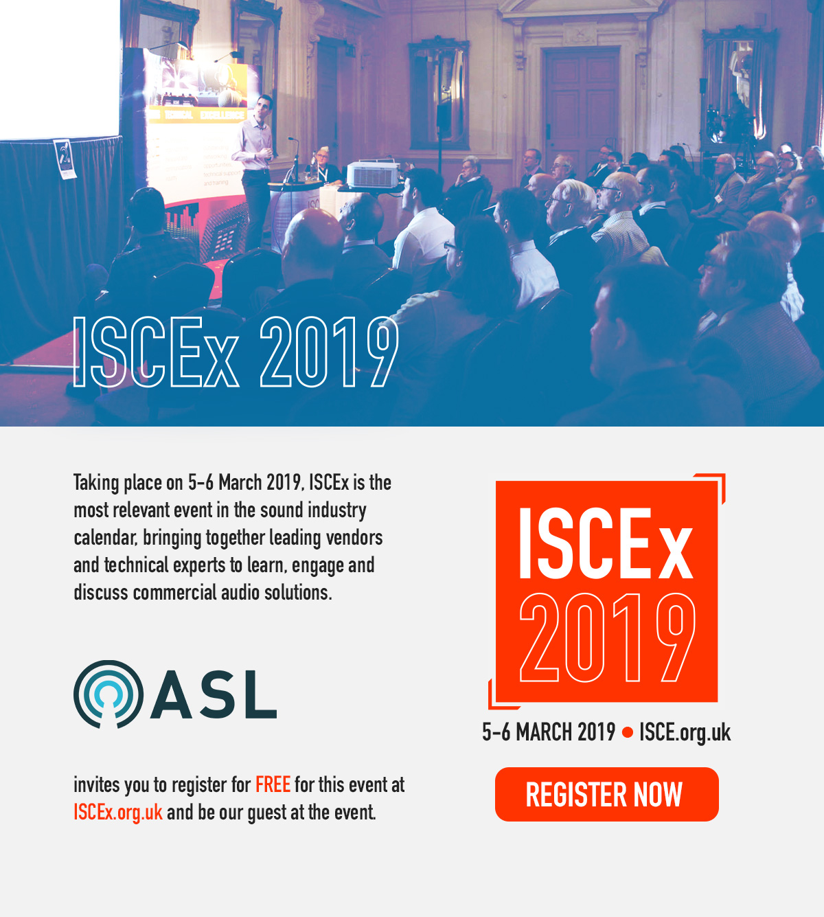 Join Us at ISCEx 2019