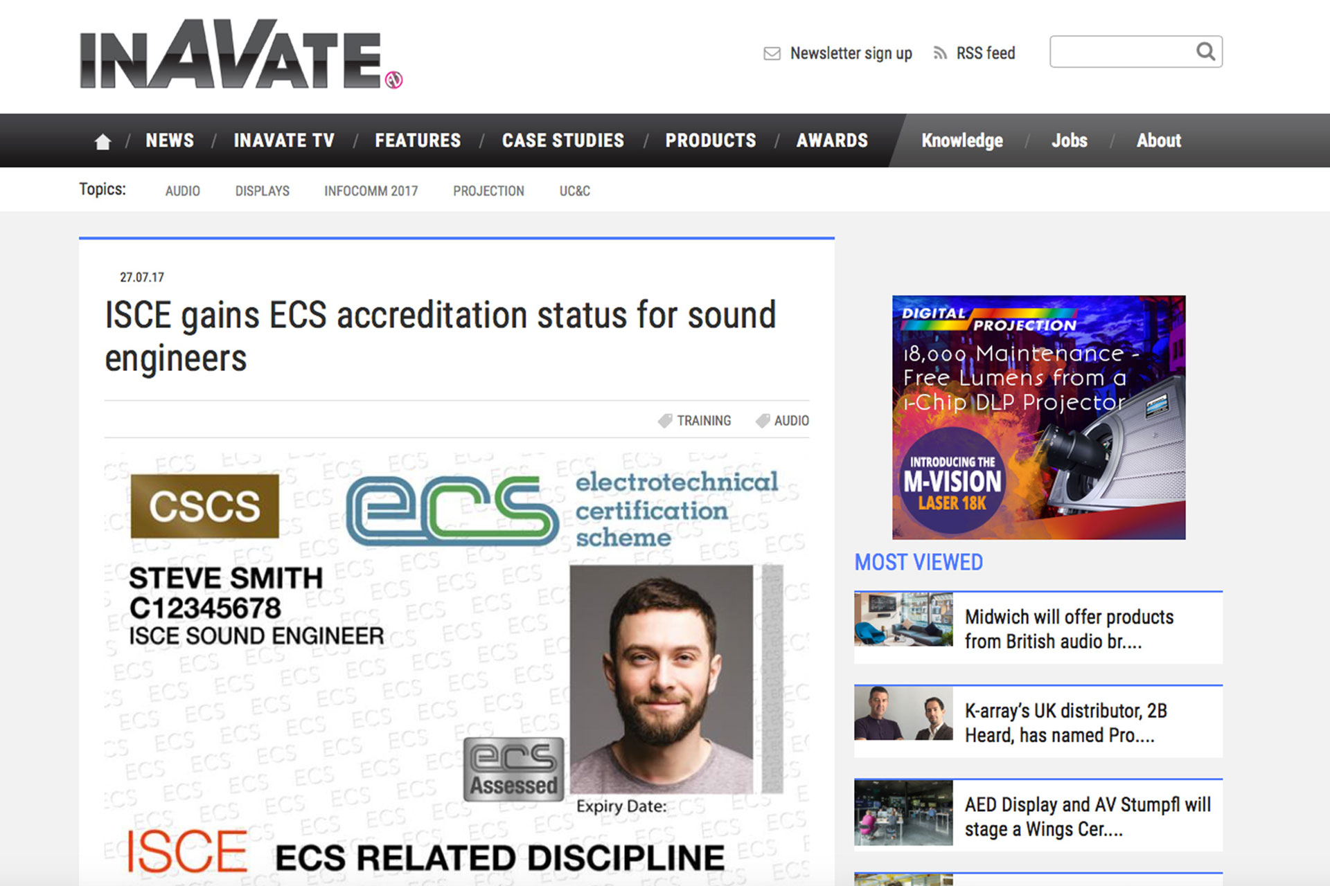 NS-Ltd-ISCE-Inavate-Coverage