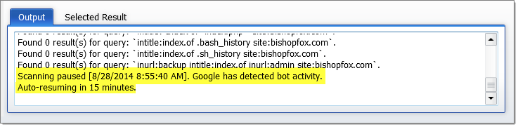 2.SearchDiggity-Error-Paused_Due_to_Bot_Detection-Closer_Look