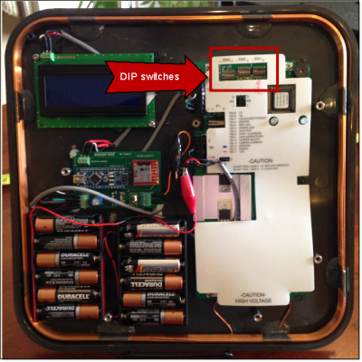 Tastic RFID Thief - Location of DIP Switches