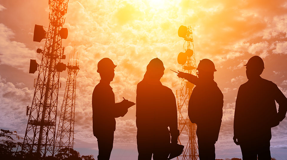 Construction Of Towers For Network Service