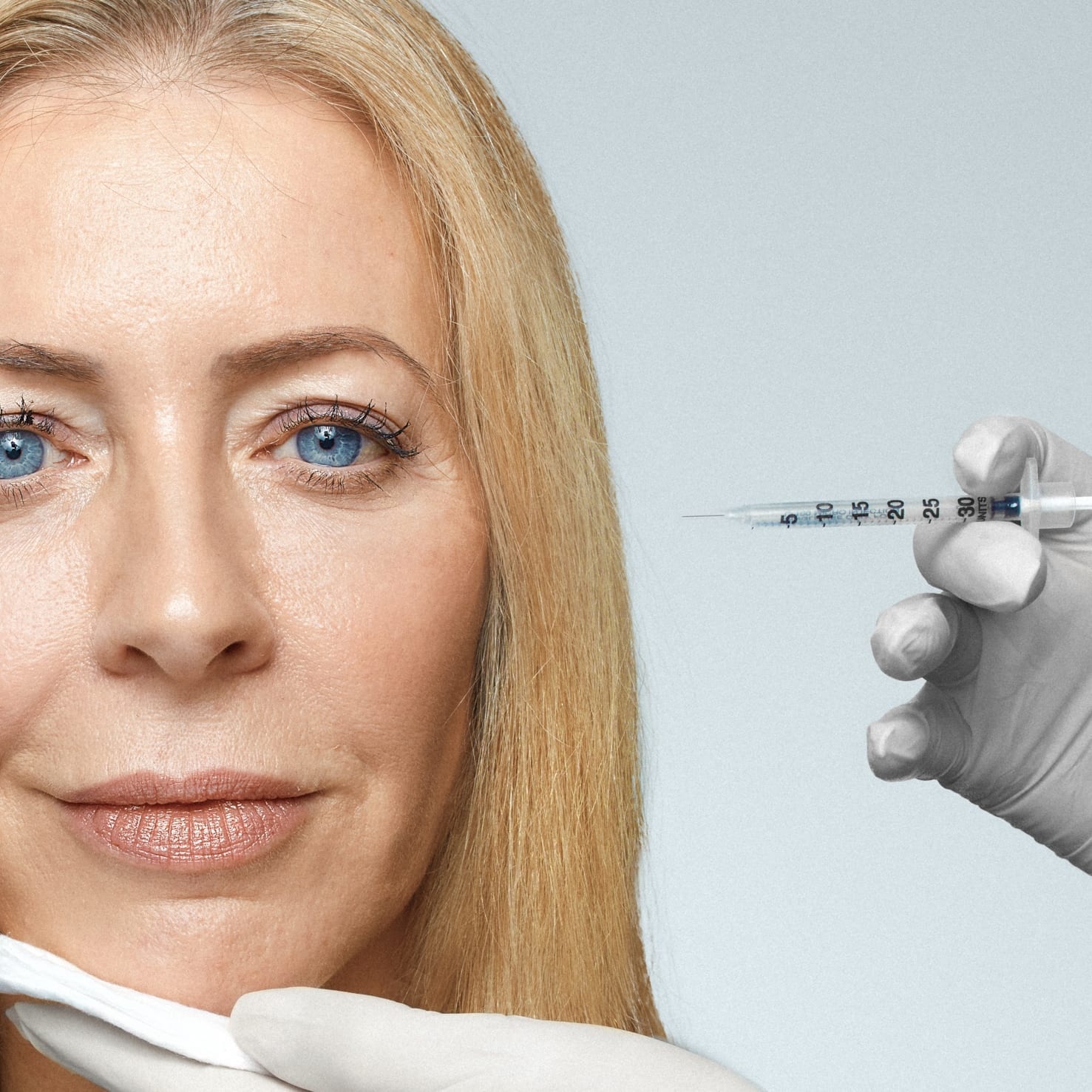 Alice Hart-Davis being injected with Botox