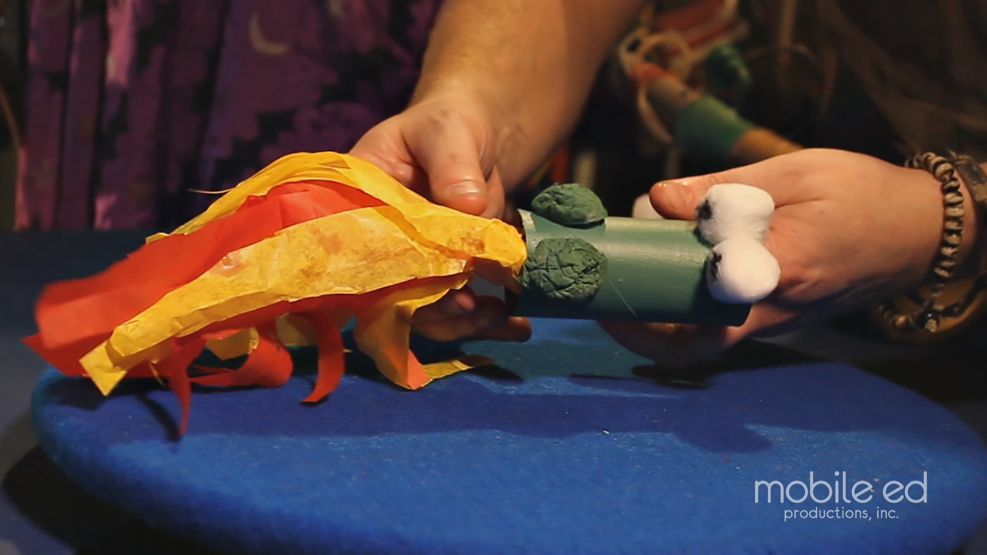 Chalk Art Firing Breathing Dragon Craft