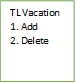 Remove Vacation