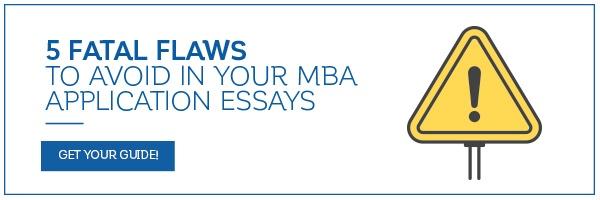 mba application essay examples