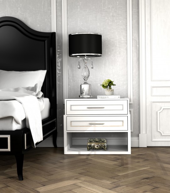 01-1712 Habersham Moderne Bedside Table