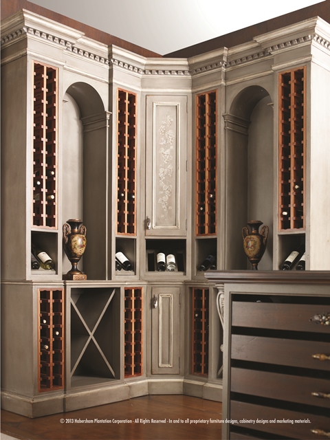 23-2700 Habersham Sonoma Wine Corner Cabinet