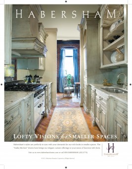 Architectural Digest Ad Featuring Habersham Galley Kitchen