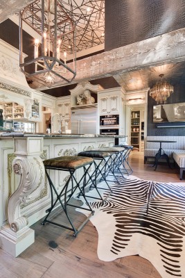 Kellie Burke Interiors Custom Kitchen Featuring Habersham Cabinetry 
