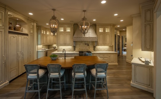 Kitchen by The Blind Side for The Cliffs Model Home 