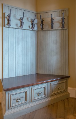 Habersham Mudroom Cabinetry at Cliffs at Mountain Park Model Home