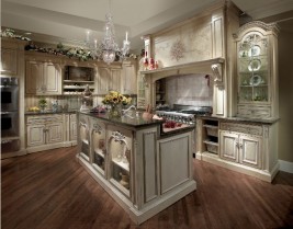 English Country Custom Kitchen Cabinetry