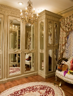Habersham Custom Cabinetry Dressing Room by Haleh Design Inc Luxury Interior Designer