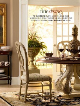 Habersham Valencia Dining Table in Biltmore Style
