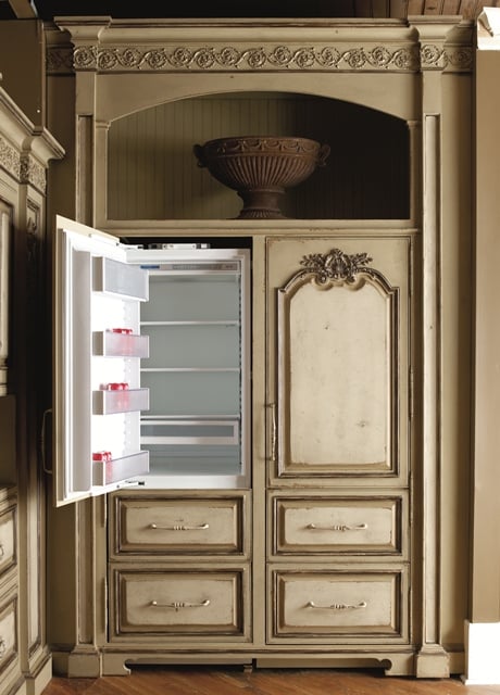 Habersham integrated refrigeration cabinetry