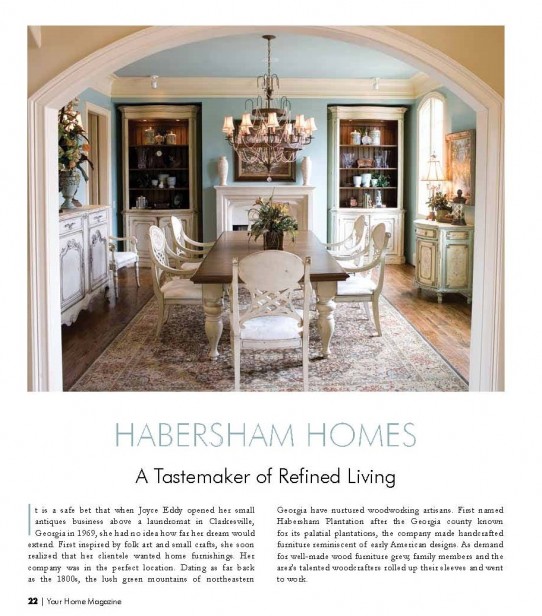 Your Home Magazine Habersham Feature