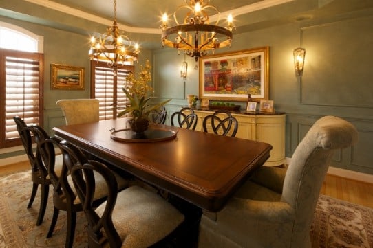 Cyprian Design Project Dining Room With Habersham Renaissance Dining Table and Pompeii Sideboard