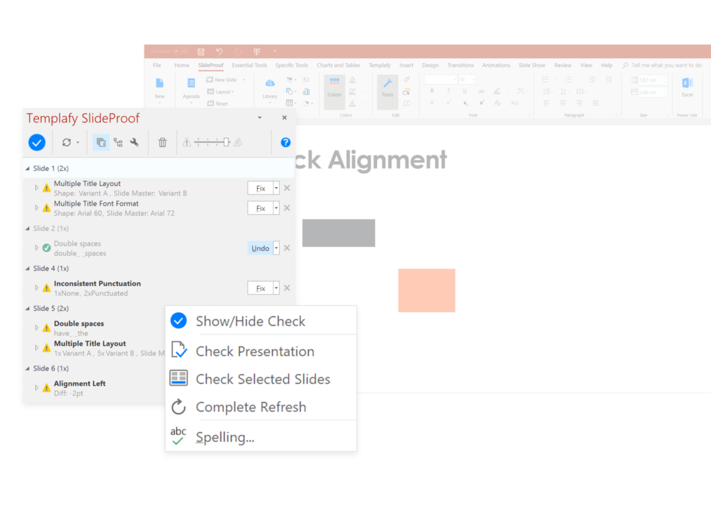 boosting productivity with Templafy SlideProof