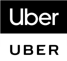 example rebranding Uber logo