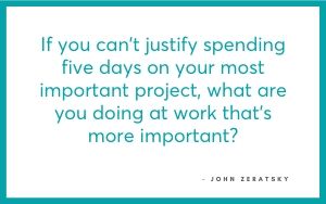 John Zeratsky on project prioritization