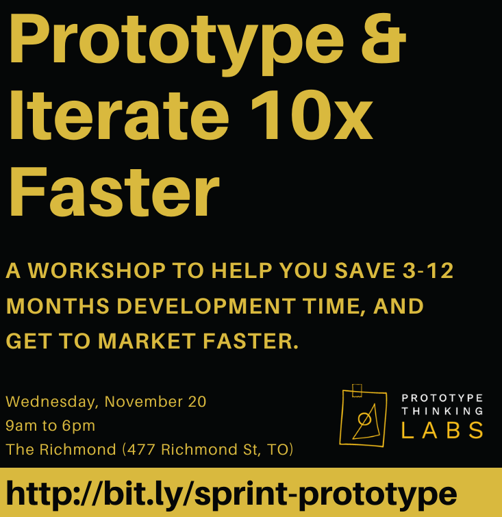 Prototype & Iterate 10X Faster Event Link