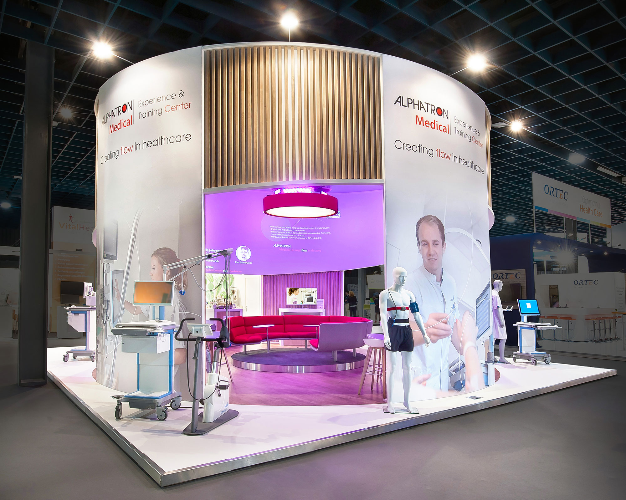 Beursstand van Alphatron op Zorg & ICT beurs 2017