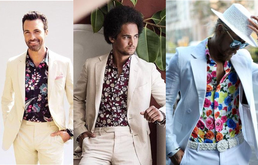 How to wear a patterned shirt with a suit