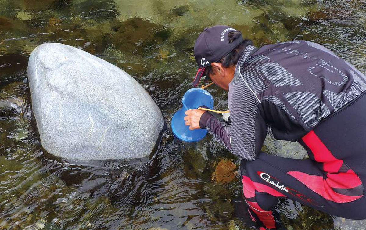 カジカ釣り 山梨県 道志川 アユ釣りの原点でカジカを追う 魚種別釣りガイド