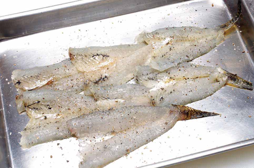 ハゼ ハゼのピカタ 美味しい鮮魚料理