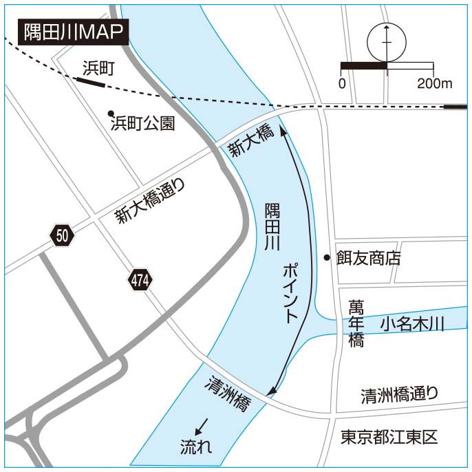 ハゼ釣り 東京都江東区 隅田川 全国おすすめ釣り場