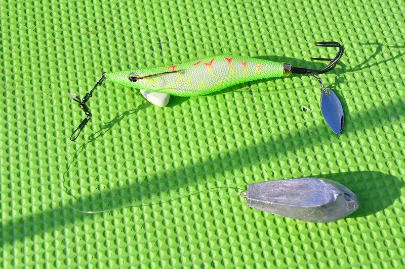 【東京湾の餌木タコ(エギタコ)入門】仕掛けに捨て糸を付けた