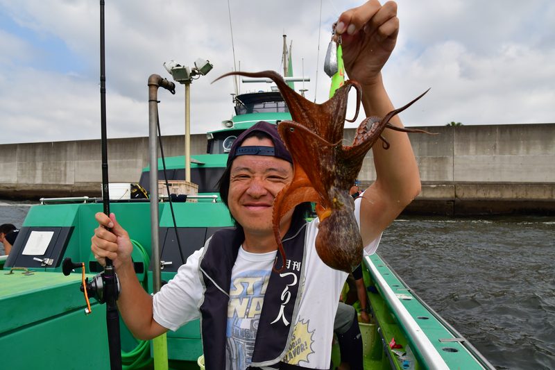 【東京湾の餌木タコ(エギタコ)入門】人生初タコ