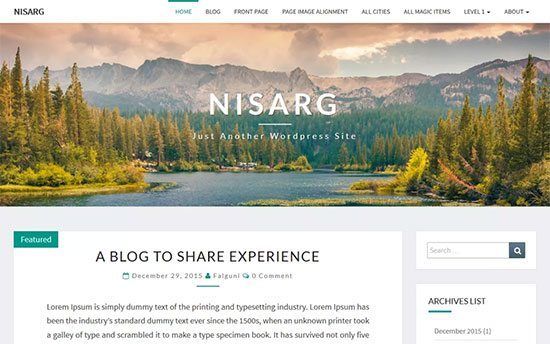 nisarg theme