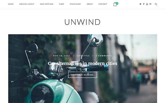 unwind theme