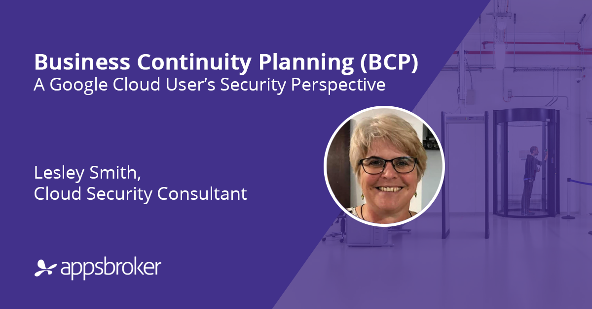 Business Continuity Planning (BCP) on Google Cloud