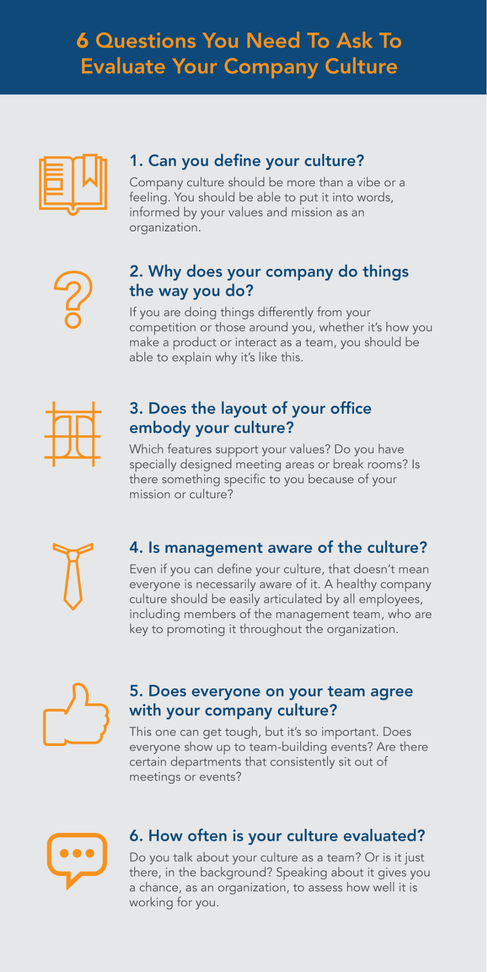 6 Questions You Need To Ask To Evaluate Your Company Culture