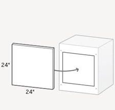 outdoor cabinet end cap