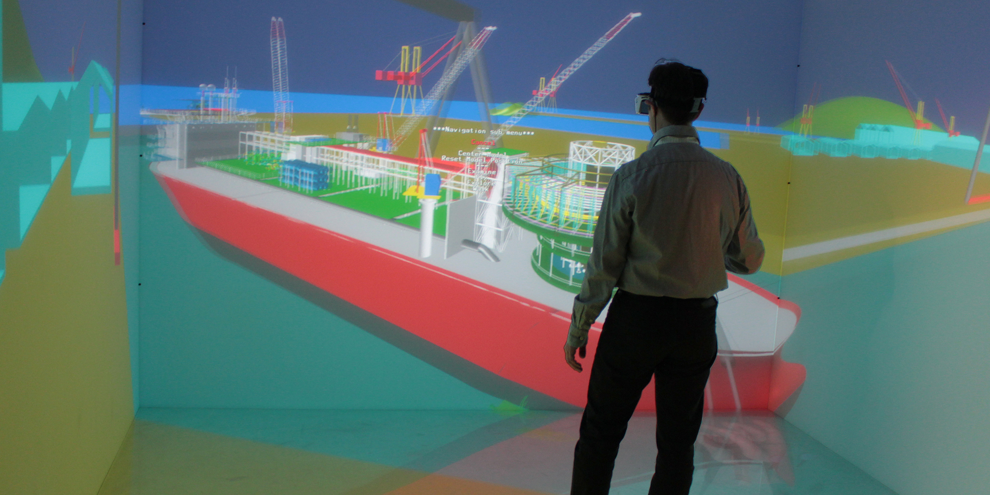 TechViz VR software in the shipbuilding industry