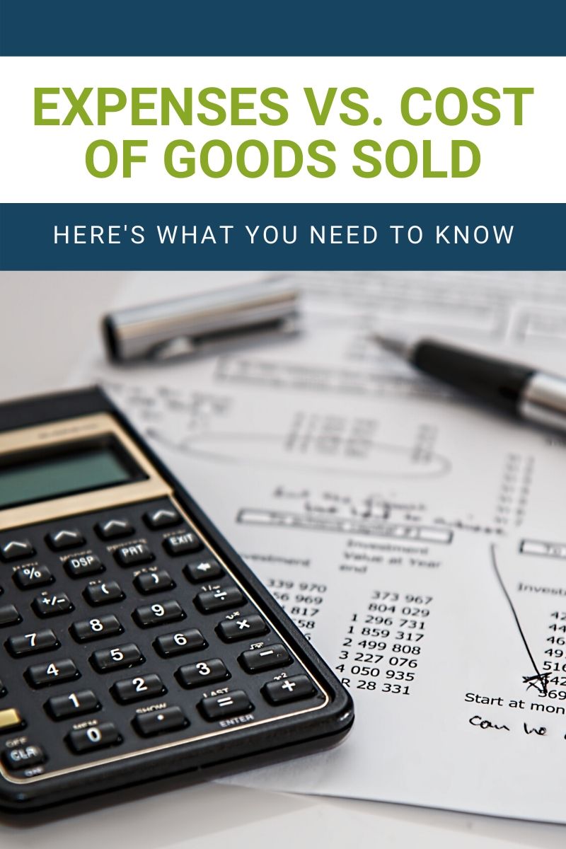 The Real Difference Between Expenses And Cost Of Goods Sold