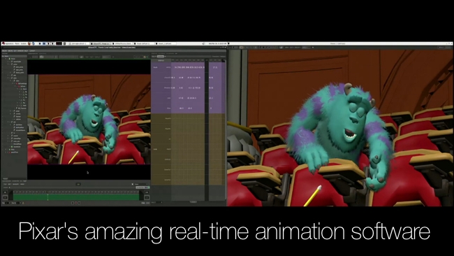 Pixar shows off its new real-time animation software