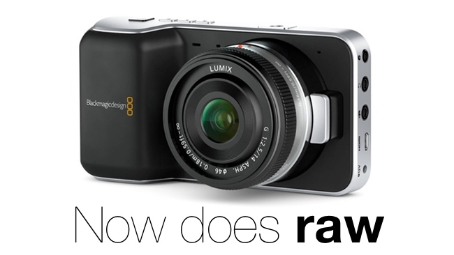 Blackmagic Pocket Cinema Camera now does 12 bit raw